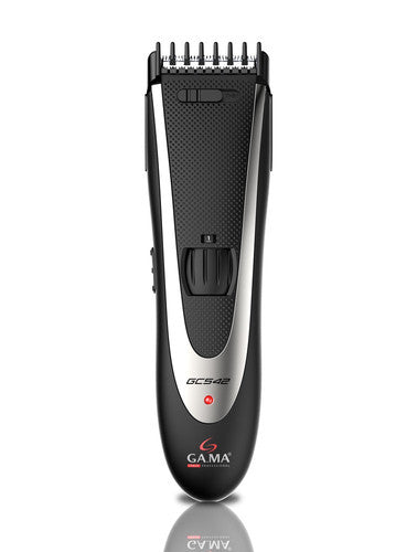 GA.MA Tagliacapelli GC542, Cord-Cordless, Altezze di Taglio da 3 a 14,5 mm, Senza Pettini Guida 0,8 mm, Lame in Acciaio Inossida