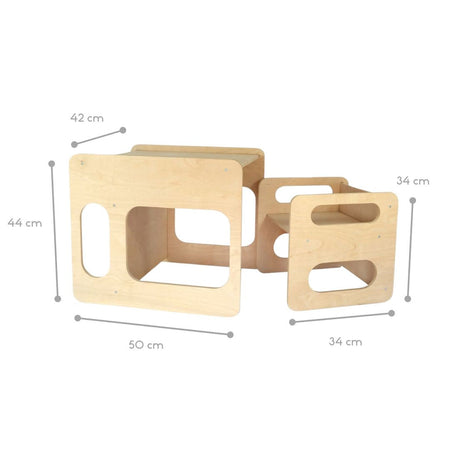 Tavolino con sedia Montessori