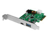 Scheda PCI Express USB 3.2 Gen2x1, 1x USB-C&trade PD 3.0 e 1x USB 3.0