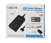 Caricatore da Tavolo a 8 porte USB 44W Nero