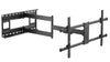 Staffa a Muro Braccio Estensibile fino a 1015 mm per LCD 43-80'' Nero