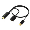 Adattatore Convertitore da HDMI&trade a Displayport con USB 4K 60Hz