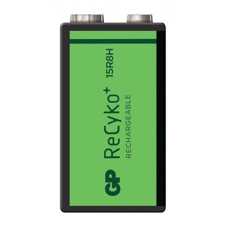 Blister 1 Batteria Ricaricabile 9V 200 mAh GP Recyko
