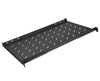 Mensola 19'' fissa con Profondità Regolabile da 750 a 950 mm 1U Nero