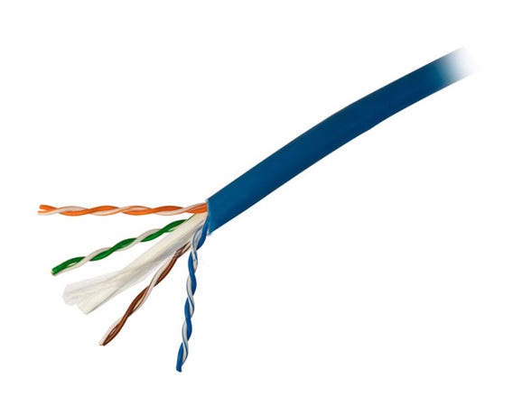 Matassa U/UTP Cavo Cat.6A Rame 500MHz B2ca 305m Rigido LSZH Blu
