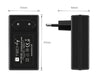 Alimentatore Switching 12V 3000mA Plug 5.5 x 2.5 mm Nero