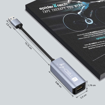 Adattatore Convertitore USB 3.0 tipo A a RJ45 Gigabit