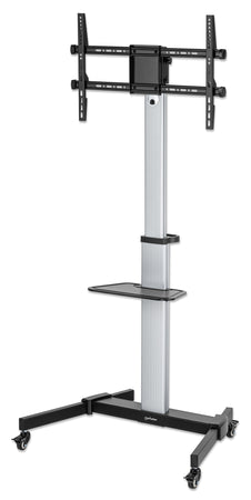 Carrello TV 37''-86'' Multimediale in Alluminio Regolabile in Altezza