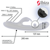 IBIZA POTENTE VIBRATORE RABBIT CON PERLA ROTANTE MASSAGGIANTE
