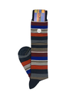 Calze Lunghe Uomo - Gallo - Fantasia righe - multicolor