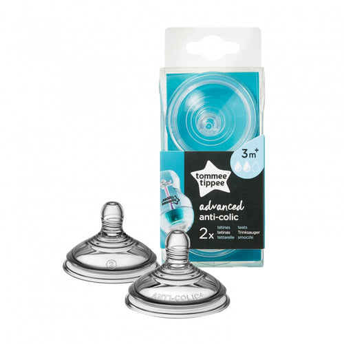 Tettarella Anti Colica Avanzato 2Pz Flusso Medio 3m+ Tommee Tippee