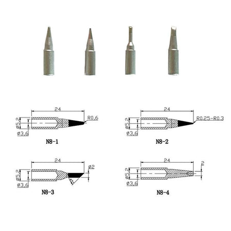Set Punte di Saldatura per Stazione di Saldatura I-TOOL-SD-8961A
