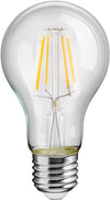 Lampadina LED E27 Bianco Caldo 4W con Filamento Classe E Trasparente