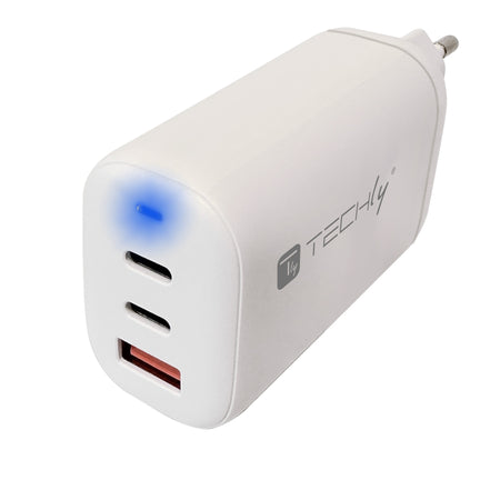 Caricatore Alimentatore 2 porte USB-C&trade e 1 USB-A da Muro 65W