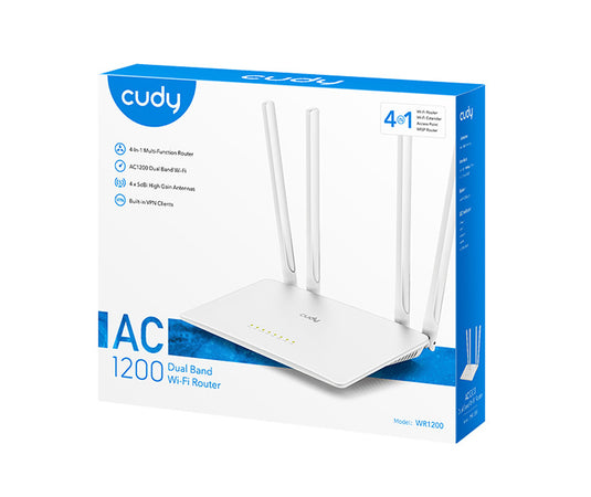 Smart Router WiFi Dual-Band AC1200, WR1200