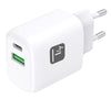 Caricatore Alimentatore USB-C&trade 20W e USB-A 18W da Muro