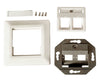 Presa a Muro per 2 Adattatori in Fibra Ottica E2000&regsimplex SC simplex o LC duplex