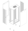 Armadio Server Rack NextGen 1000 19'' 600x1200 42U Nero Porta Grigliata