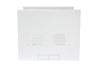 Armadio Rack 19'' a muro 22U sezione unica P 600mm Porta Grigliata Bianco