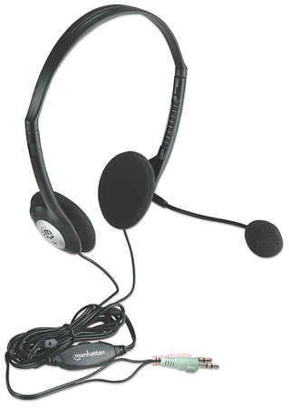 Cuffie Stereo con Microfono e Regolazione del Volume