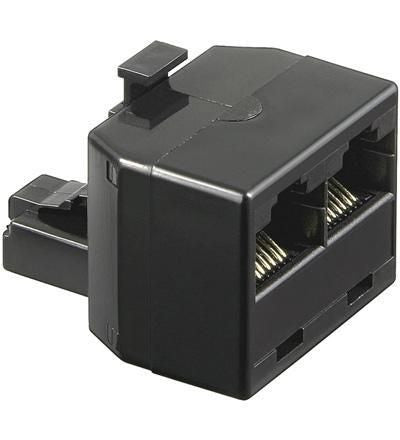 Accoppiatore telefonico 8P8C M a 2x 8P8C F