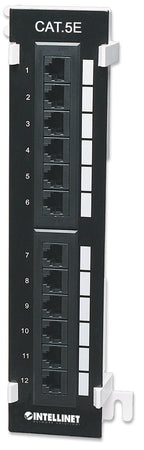Pannello Patch 12 Porte UTP Cat5e Installazione a Muro
