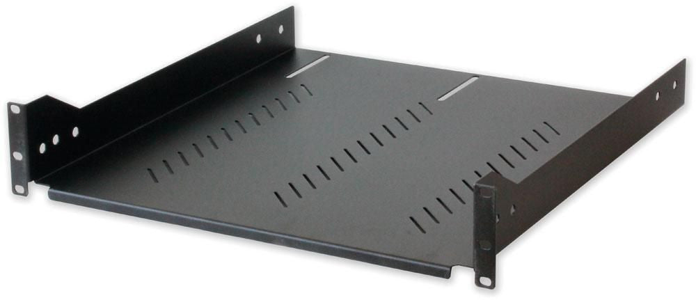 Mensola per Rack 19'' 600 mm 2U Nera 4 punti