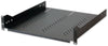 Mensola per Rack 19'' 600 mm 2U Nera 4 punti