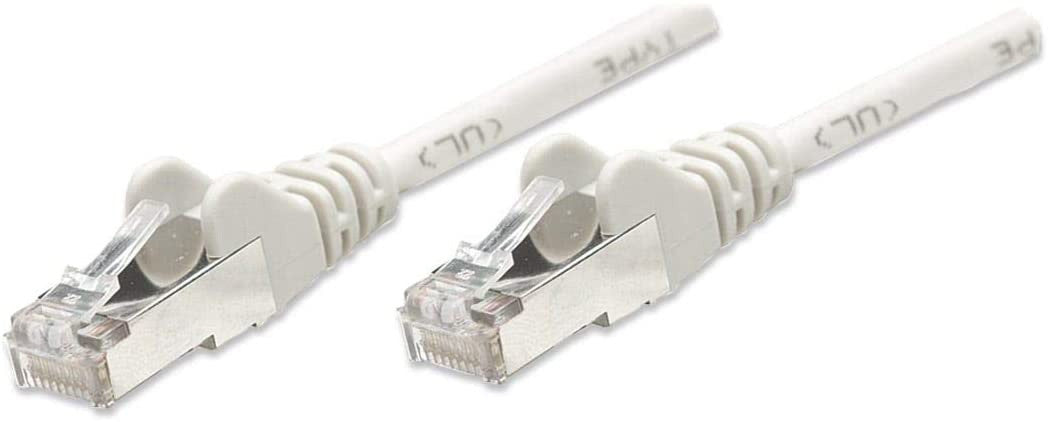 Cavo di rete Patch in Rame Schermato Cat. 5e Bianco F/UTP 1 m