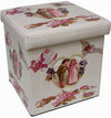 Biscottini Pouf contenitore richiudibile in ecopelle