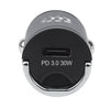 Mini caricabatteria da auto Power Delivery 30W