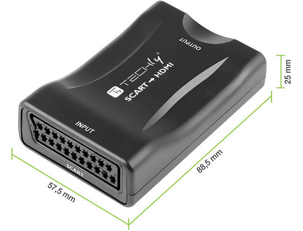 Convertitore Compatto da Scart a HDMI Selezione 720p/1080p