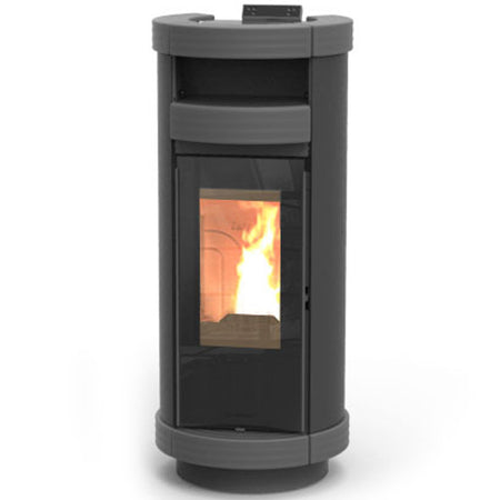 Thermorossi Termostufa a Pellet Dorica Supreme Metalcolor Natural Plus Evo 12,3 kW