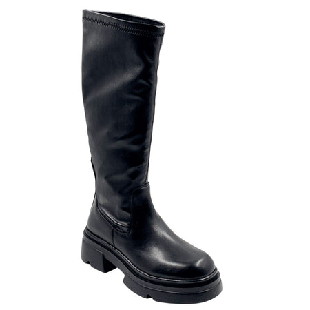 Emanuelle Vee stivali donna Hero in pelle nero 809 15