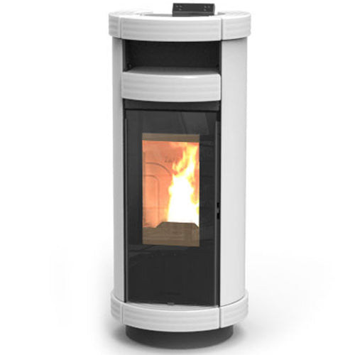 Thermorossi Termostufa a Pellet Dorica Supreme Metalcolor Natural Plus Evo 12,3 kW
