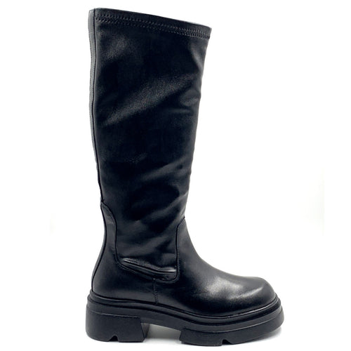 Emanuelle Vee stivali donna Hero in pelle nero 809 15