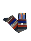 Calze Lunghe Uomo - Gallo - Fantasia righe - multicolor