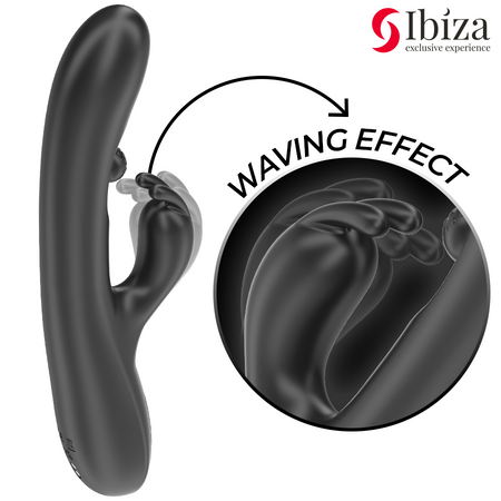 IBIZA POTENTE VIBRATORE RABBIT CON PERLA ROTANTE MASSAGGIANTE