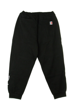 KARL KANI Pantalone Tuta Felpato Uomo Signature Retro Sweatpants Black/white da uomo