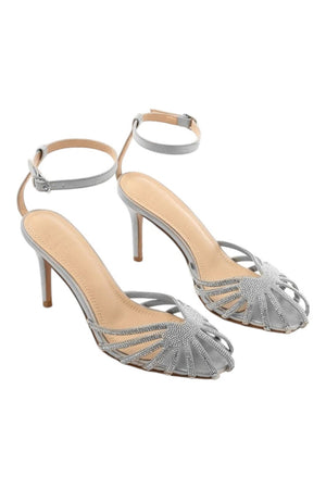 TWENTY FOUR HAITCH Sandali Argento da donna