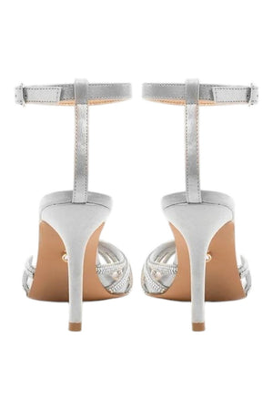 TWENTY FOUR HAITCH Sandali Argento da donna