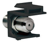 Adattatore Keystone BNC 75 Ohm F/F Nero