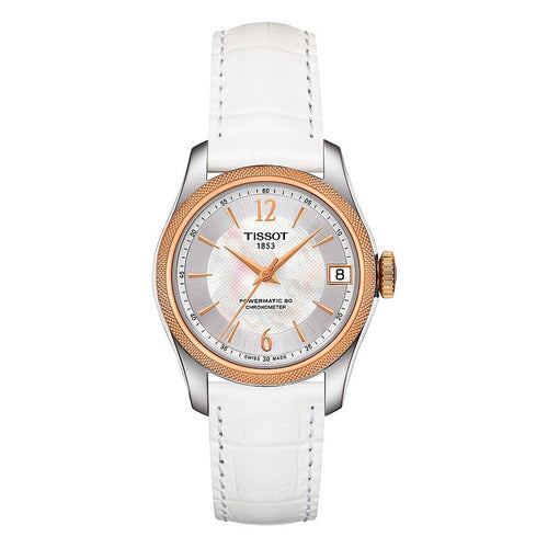 Orologio TISSOT donna Ballade Powermatic 80 pelle bianco