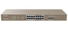 Unmanaged Switch Ethernet 16 Porte PoE 16GE+2SFP G1118P-16-250W
