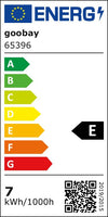 Lampadina LED E27 Bianco Caldo 7W con Filamento Classe E Trasparente