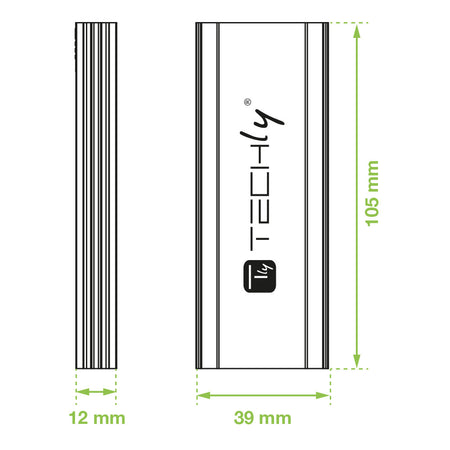 Box Esterno USB-C&trade USB3.2 Gen2 NVMe/SATA M.2 SSD