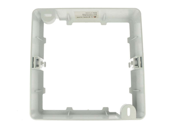 Faretto Led Da Incasso Quadrato 12W 1200LM Freddo 6000K 145X145mm Montaggio 2 In 1 Da Plafone e Da Incasso