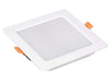 Faretto Led Da Incasso Quadrato 12W 1200LM Freddo 6000K 145X145mm Montaggio 2 In 1 Da Plafone e Da Incasso