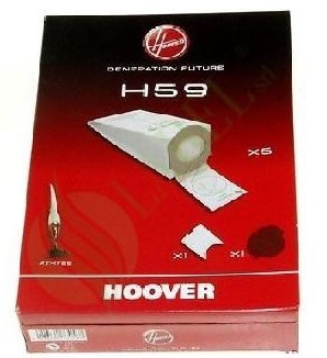 Confezione 5 Sacchetti + 2 Filtri Aspirapolvere Hoover 35600279