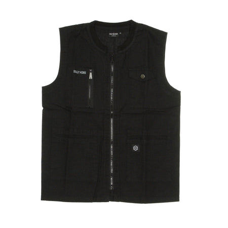 DOLLY NOIRE Smanicato Uomo Gilet Ripstop Black da uomo